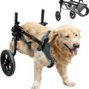 Dog Wheelchair for Back Legs, Light Weight Dog Wheelchair Cart with Disabled Hind Legs Walking, Adjustable (XX-LargeXXL, Grey)