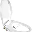 Toilet Seat Bidet Seat with Self Cleaning Dual Nozzles Non electric Separated Rear & Feminine Cleaning Natural Water Spray, soft close toilet seat,Easy DIY Installation