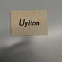 Uyiton Compatible with iPhone 17 Pro Camera Lens Protector - [Not Easy to Break][Strong Adsorption][Case-Friendly] Metal Tempered Glass Rear Camera Screen Cover - Black Titanium