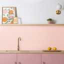 10-Sheet Peel and Stick Backsplash Diamond Shape, Ist Momoreo Stick on Backsplash Adhesive Tile for Kitchen Bathroom Accent Wall 11.8"x11.8", Apricot Pink