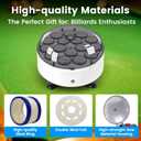 Upgraded Pool Ball Cleaner, Automatic Billiard Ball Cleaner and Polisher,Pool Ball Polishing for 16 Billiard and Snooker,Pool Balls Cleaner Machine,110v