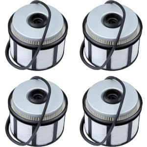 FD4596 Fuel Filter For 7.3L Diesel - Fits for 1999-2003 Ford E350 F250 F350 F450|2000-2003 Ford E450 Excursion|2002-2003 Ford E550 Super Duty - Replaces F81Z9N184AA,F81Z-9N184-AA, GF7751A(4PCS)