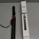 EUCOS 62" Phone Tripod, Tripod for iPhone & Selfie Stick with Remote, Extendable Cell Phone Stand & Ultimate Phone Holder, Solidest Phone Stand Compatible with iPhone/Android (Inferno Mix Carbon Black)