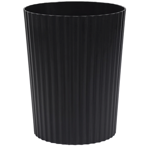 Black Trash Can