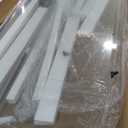 Chabatree Shower Door 60" W x 76" H Frameless Sliding Shower Door,Frameless Shower Door with Sealing Strip and Waterproof Handle,5/16"(8mm) Clear Tempered Glass,Stainless Steel Hardware,Silvery