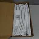 Wokceer Wedding Arch Stand 7.2FT, 6FT White Metal Arch Backdrop Stand Set of 2 for Birthday Party Wedding Ceremony Baby Shower Graduation Decoration