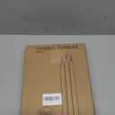 30 Pack Black Taper Candles - Taper Candles 10 Inch Dripless, Smokeless & Unscented - 8 Hours Long Burning - Ideal for Weddings, Dinner Parties, and Home Decor