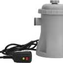 Filter Pump for Ground Pool, Electric Pool Filter Pump with 330 Gallons Per Hour Rate, Cartridge Filter Pump System, Pool Sand Filter Pump for Inflatable Swimming Pool