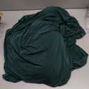 BDDC Table Skirts for Rectangle Tables 6ft - One-Piece Hunter Green Tablecloths and Skirt, Wrinkle Resistant Ruffles Elastic Cover for Banquets, Weddings, Events, Parties