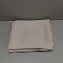 YZJZEDS Linen Tablecloth for Rectangle Table, Farmhouse Style Neutral Tablecloth, Water Resistant Burlap Tablecloths for Dining Table Farmhouse Kitchen, 52x70 Inch Natural