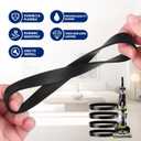 Vacuum Belt 4 Pack for Bissell Style 7/9/10 p/n 3031120#2031093#32074#3031123 PowerForce Helix Powerlifter CleanView Swivel Rewind Pet Vacuum Cleaner