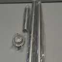 Shower Curtain Rod, 1" Diameter Heavy Duty Tension Shower Rod, Non Slip Adjustable 28-46 inch No Drilling Shower Curtain Rods Spring Tension For Bathroom, Shower Stall, No Rust, Nickel