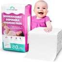 KinderSense - Disposable Changing Underpads for Baby Diaper (80 Pack) Extra Large (17.5" x 17.5") Portable Pee Pad Waterproof & Leak Proof Underpad Mat Incontinence Protection - Absorbent Changing Mat