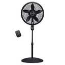 Lasko Cyclone Oscillating Pedestal Fan - Adjustable to 54" - 1843 - Black