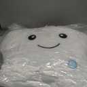 KAHEAUM LED Night Light Up Star Pillow for Kids Pillows Stuffed Animals for Girls Boys Children Teens Adults Plushie Birthday Christmas Holiday Valentines Doll Gifts,Glow in The Dark Toys Plush White