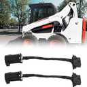 OBD2 Diagnostic Adapter Compatible with Diagnostic Service Analyzer v90, OBD2 Diagnostic Tool Cable Connector Harness for Bobcat, 2Pcs Black