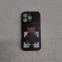 Cool Case Compatible with iPhone 16 Pro case,Designer for Boys,Funny Aesthetic Soft Silicone Gel Rubber Shockproof Cover Full Body Drop Protection (for iPhone 16 pro) Black