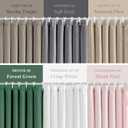 Boho Shower Curtains for Bathroom, Farmhouse Shower Curtain with Tassels, Green Shower Curtain Set, Faux Linen Fabric Shower Curtain with 12 Hooks, Hotel Quality, 72x72 Inches