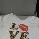 Hesaco Off The Shoulder Cute Shirts for Women Oversized Tshirt Y2k Graphic Tee Lips Print Baggy Shirts Vintage Tops (US, Alpha, Small, Regular, Regular, White Red)