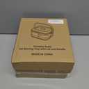 Divided Chilled Serving Tray for Parties,Ice Chilled Party Platter,Ice Serving Bowl with Lid and Handle,Charcuterie Serving Board,Cold Dish Dip for Fruit Seafood Vegetable Shrimp Cocktail Appetizer (White)