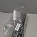 Floor Scrub Brush with Long Handle, 3 in 1 Scrape and Heavy-Duty Stiff Bristle Scrubber Brush for Cleaning Shower Bathroom, Patio, Garage, Kitchen, Wall and Deck (White, 1 Pack)