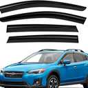Rain Guards Window Visors Deflectors Fit 2017-2023 Subaru Crosstrek Impreza Hatchback Window Visors for Cars Vent Deflector 4Pcs