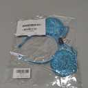 Mouse Ears Headband Bow Glitter Princess Costume Hair Accessories for Women Trip Party Supplies Snowflake Blue (Light Blue)