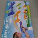 3 Pack Airplane Launcher Toy, 12.6" Foam Glider Led Plane, 2 Flight Mode Catapult Plane for Kids Outdoor Sport Flying Toys Gifts for 3 4 5 6 7 8 9 10 12 Year Old Boys Girls (Red&Orange&Blue)