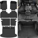 Naibeve Floor Mats for 2024 2025 2026 Honda Prologue/Chevrolet Chevy Blazer EV - All Weather Custom for Honda Prologue Floor Mats Trunk mat Backrest Mats Interior Accessories