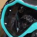 Snorkeling Gear for Kids Adults, 4 in 1 Travel Mask Fins Snorkel Set with Panoramic View Anti Fog Mask, Dry Top Snorkel, Trek Fins and Travel Bag, Snorkel Gear for Swimming Diving Snorkeling (Turquoise)