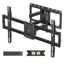 USX Mount Full Motion TV Wall Mount for Most 42-86 inch Flat Screen/LED/4K, TV Mount Bracket Dual Swivel Articulating Tilt 6 Arms, Max 16" Wood Studs, VESA 600x400mm, Holds up to 132lbs