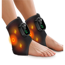 BAISEMAIN 2PCS Cordless Foot Massager for Neuropathy, Foot and Ankle Massager for Pain Relief, 3000mAh Rechargeable Ankle Heating Pad with Massage for Circulation, Black