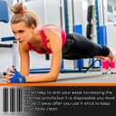 6 Rolls 60 Meters Black Osmotic Plastic Body Wrap, Workout and Sweat Enhancer Stomach Reduces Cellulite Body Wrap Film Effect Applicator