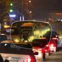 2 x Night Driving Glasses Clip On Night Vision Glasses, Anti Glare HD Polarized Yellow Lens Compact Fit Non-Flip Up