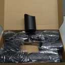 Nimiko Flameless Candles with Remote, Battery Operated Flickering Flameless Candles, LED Candles with Timer 2/4/6/8H, with Realistic LED Candles Set of 9 (D3 x H 3" 4" 5" 6" 7") (Black)