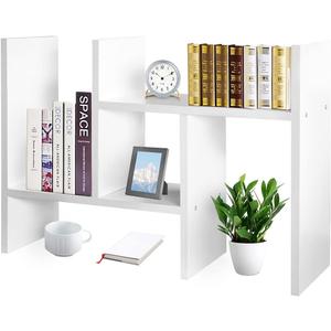 J.M.Deco Desktop Organizers and Storage for Office, Adjustable Desktop Organizer Shelves Double H Display, Desktop Shelf Organizer True Natural Stand Shelf (White) J.M.Deco Desktop Organizers and Storage for Office, Adjustable Desktop Organizer Shelves Double H Display, Desktop Shelf Organizer True Natural Stand Shelf (White)