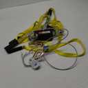 Come Along Winch 2-Ton with Two 1" x8FT Lifting Sling Heavy Duty Power Cable Come Along Tool with Dual Gears 7 Ft 2 Hooks Cable Winch Puller for Recovery Gear