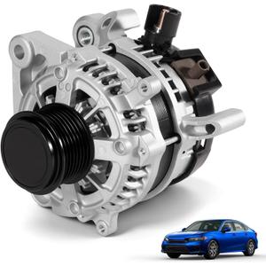 104211-3910 High Output Alternator 135A 12V Compatible with Honda Civic 2016 2017 2018 2019 2020 2021 2022 L4 2.0L,Replacement 31100-5BA-A01RM