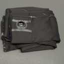 NICETOWN Grey Blackout Striped Pattern Curtains for Living Room 84 inch Long 2 Panels Set, Noise Reducing Thermal Insulated Wave Line Foil Print Bedroom Drapes for Patio Sliding Glass Door (52 x 84)