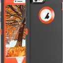 MAXCUR for iPhone 6 Plus Case, [Shockproof] [Dropproof] [Dust-Proof] Built-in Screen Protector Protective Phone Case Cover for Apple iPhone 6 Plus (Charcoal/Orange)