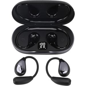 AI Wireless Language Translator Earbuds Efficient for Business Meetings Real Time Translation for Academics (Black)