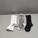 FITRELL 3 Pairs Compression Socks for Women and Men 20-30mmHg-Circulation Support Socks (Small-Medium, Black)