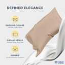 THREAD SPREAD 100% Egyptian Cotton King Size Sheets Set - Luxury 1500 Series Egyptian Cotton Sheets King Size (4 PC, Taupe), Silky Soft, Sateen Weave, Cooling & Breathable, 17" Deep Pocket Bed Set