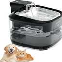 Cordless Cat Water Fountain, 5000mah Battery Operated Pet Water Fountain, 108oz/3.2L Automatic Dog Water Fountains for Cats Dog Indoor Outdoor (Large)