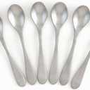 Stainless Steel Dinner Spoon, Large Tablespoons, 8-Inches (12-Piece)