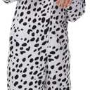 Leadtex Unisex Kids Animal Oneise, Animal Costume Kids Halloween Cosplay Costume for Girls Boys (6-8 Years, Dalmatian)