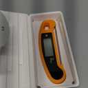 Lavatools Javelin PRO Duo Ultra-Fast 2-Second Professional Digital Instant Read Meat Thermometer for Grill and Cooking, Auto-Rotating Backlit Display, IP65 Water Resistant, NSF Certified  Tangerine