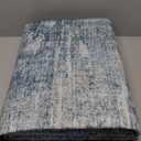 Eleisa Modern Abstract 6x9 Area Rug for Living Room, Blue & Grey, Non-Slip Stain Resistant Washable Rug, Abstract Vintage Home Decor Carpet for Bedroom, Kitchen, Dining Room