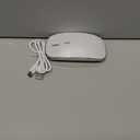 Wireless Mouse Chargeable Portable Silent USB-A and Type-C Dual Mode 3 Adjustable DPI for Laptop, PC (Q23S Black) (White)