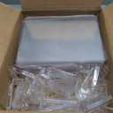 Yieach 10 Pack Towel,Sweater,Purse Organizer and Acrylic Shelf Dividers for Closet Organization - Adjustable Height - Vertical Shelf Separators for T Shirt,Clear Closet Shelf Divider for Wood Shelves